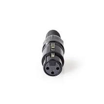Nedis COTP15902BK szerelhető XLR aljzat