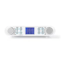 Nedis RDFM4000WT retro FM konyhai rádió, LCDkijelzés, ébresztő funkció, stopper óra, konyhaszekrényre, polcra szerelhető