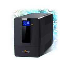 NJOY Szünetmentes + AVR Horus Plus 600, 600VA, 360W, Line-Interactive, LCD Touch display