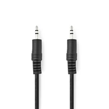 Nedis CAGL22000BK10 sztereo audio kábel, 3,5 mm jack dugó - 3,5 mm jack dugó, 1m
