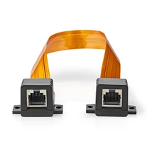 Nedis CCGB85901BK03 ablakátvezető patch kábel (szalagkábel), UTP, RJ45, 0,30 m