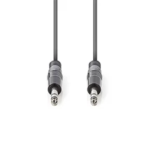Nedis COTH23020GY50 félprofi audio kábel, 2 x 6,35mm sztereo jack dugó, hossz 5m, rugalmas