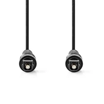 Nedis CAGL25000BK20 optikai audio kábel, TosLink dugó, hossz 2m
