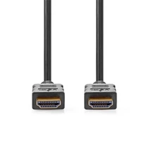 Nedis CVGL34060BK20 ultra HD HDMI kábel, HDMI dugó - dugó, 4K@60Hz, ARC, 18 Gbps, aranyozott csatlakozók, hossz 2m