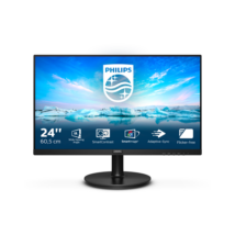 PHILIPS monitor 23.8" 242V8LA, 1920x1080, 16:9, 250cd/m2, 4ms, VGA/HDMI/DisplayPort, hangszóró