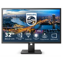 PHILIPS IPS monitor 31.5" 325B1L, 2560x1440, 16:9, 250cd/m2, 4ms, DisplayPort/2xHDMI/5xUSB, hangszóró