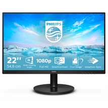 PHILIPS VA monitor 21.5" 221V8, 1920x1080, 16:9, 250cd/m2, 4 ms, VGA/HDMI
