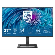 PHILIPS IPS monitor 27" 275E2FAE, 2560x1440, 16:9, 350cd/m2, 1ms, DisplayPort/2xHDMI, hangszóró