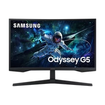 SAMSUNG Ívelt Gaming 165Hz VA monitor 27" G55C, 2560x1440, 16:9, 300cd/m2, 1ms, HDMI/DisplayPort