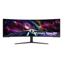 SAMSUNG Ívelt Gaming 240Hz VA monitor 57" G95NC, 7680x2160, 32:9, 420cd/m2, 1ms, 3xHDMI/DP/2xUSB