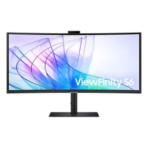 SAMSUNG Ívelt VA monitor 34" S65VC, 3440x1400, 21:9, 350cd/m2, 5ms, HDMI/DisplayPort/2xUSB/USB-C/LAN, hangszóró&webkam.