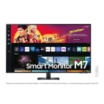 SAMSUNG Smart VA monitor 32" M7, 3840x2160, 16:9, 300cd/m2, 4ms, 2xHDMI/HDCP/3xUSB/USB-C/WiFi/Bluetooth, hangszóró