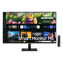 SAMSUNG Smart VA monitor 32" M5, 1920x1080, 16:9, 250cd/m2, 4ms, 2xHDMI/2xUSB/WiFi/Bluetooth, hangszóró, fekete