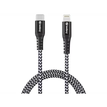 SANDBERG USB-C tartozék, Survivor USB-C PD Lighting kábel 1m