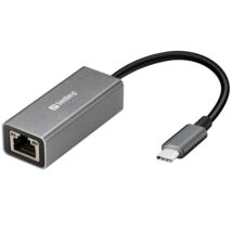 SANDBERG USB-C tartozék, USB-C Gigabit Network Adapter