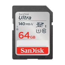 SANDISK 215415, SDXC ULTRA KÁRTYA 64GB, 140MB/s CL10 UHS-I