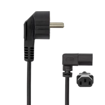 SBOX Kábel, CABLE C-13 PC - SCHUKO POWER, Angled 90°, 2 m