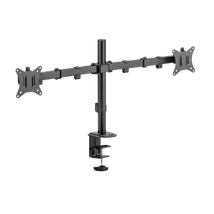 SBOX LCD-352/2-2, DESKTOP MOUNT (2 képernyős rögzítőkar), (17-32", max. 9 kg/monitor, max.VESA: 100x100 mm)