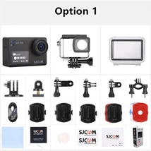 SJCAM Action Camera SJ8 Air, Rose Golden, WIFI, 2,33" érintőképernyő, 16 MP, timelapse, lassú video, 30m vízálló