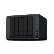 SYNOLOGY NAS 5 Fiókos AMD Ryzen R1600 2x2,6GHz, 8GB DDR4, 4x1GbE, 2xUSB3.2 - DS1522+