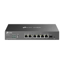 TP-LINK Vezetékes VPN Router 1xWAN(2.5G) +1xWAN/LAN(2.5G) +1xSFP + 4xLAN(1000Mbps) + 1xUSB, ER707-M2