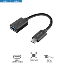 TRUST USB-C–USB-A adapterkábel 20967 (Calyx USB-C to USB-A Adapter Cable)