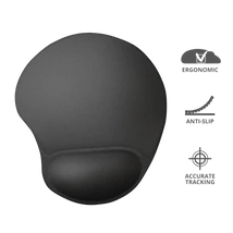 TRUST Egéralátét 16977 (BigFoot Mouse Pad - black)