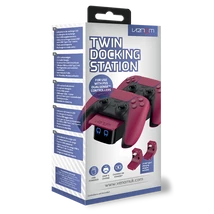 VENOM PS5 Kiegészítő Dupla Töltő állomás "Cosmic Red" Piros, VS5010