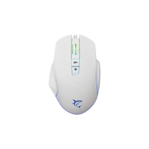 WHITE SHARK WS GM-5009W GARETH-W gamer egér, vezetékes, fehér, 6400 Dpi, 7D, RG