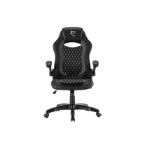 WHITE SHARK NYX-B NYX gamer szék, fekete, puha nyak, fej és hát párnák, lélegzó felület, 120 kg - ig