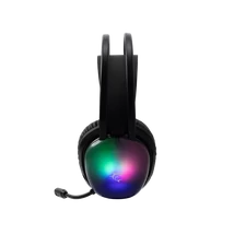 WHITE SHARK PEACOCK-B, GH-2444B, gamer fejhallgató, RGB, fekete, (3.5 Jack+USB)