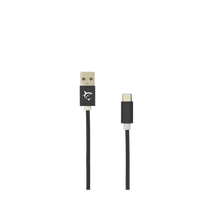 WHITE SHARK ADDER-2 USB-A - TYPE-C (M-M) kábel, 2m, fekete