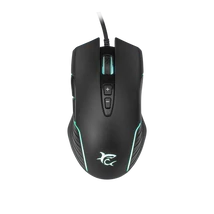 WHITE SHARK GM-5003 AZARAH gaming egér, fekete, 6400dpi