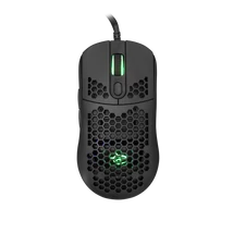 WHITE SHARK GM-5007B GALAHAD gamer egér, fekete, 6400 dpi
