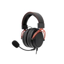 WHITE SHARK GORILLA-B/R, GH-2341-B/R gamer fejhallgató, fekete/piros, (3.5 Jack)