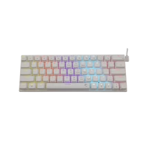 WHITE SHARK WAKIZASHI-W/R-US, GK-002211-W/R-US fehér mechanikus gamer billentyűzet, piros kapcs. angol