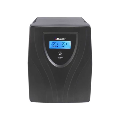 ABLEREX UPS, GLAMOR S GR1000S, 3xIEC + 2xSchuko, 1000VA (700 W) LINE-INTERACTIVE szünetmentes, torony, LCD