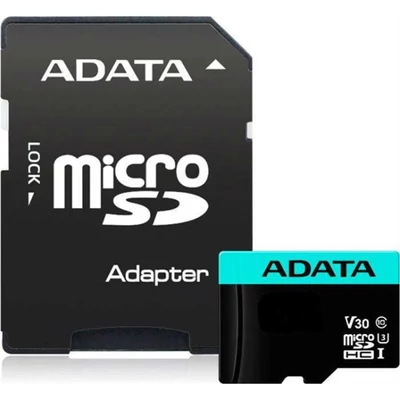 ADATA Memóriakártya MicroSDXC 256GB + Adapter UHS-I V30 A2 CL10 (100/85)