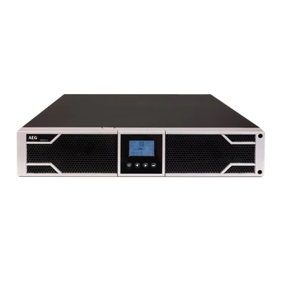 AEG szünetmentes tápegység, PROTECT D 1500, 1500VA (1350W), 8 x IEC 320 C13, online kettős konverziós UPS, rack/tower