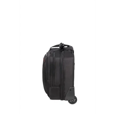 AMERICAN TOURISTER Gurulós Notebook táska 88533-1070, Rolling Tote 15.6" (Fekete/Narancssárga) -AT WORK