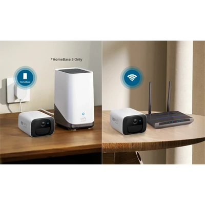 ANKER EUFY Kamera, SoloCam C210 + Solar panel, 2K, Akkumulátoros, AI Mozgás követő, WiFi-s, kültéri - E8B00324