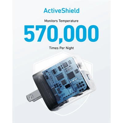 ANKER Hálózati Töltő, 323, 33W, USB-C, USB-A, EU, fekete -  A2331G11