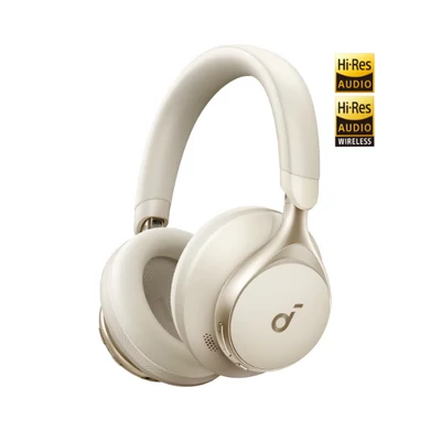 ANKER Vezeték Nélküli Fejhallgató, Soundcore Space One, Aktív Zajszűrő, latte cream - A3035G21