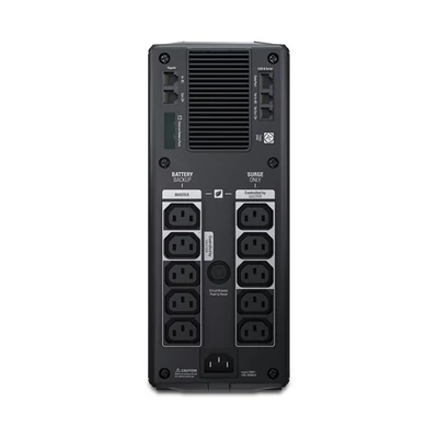 APC Back-UPS BR1500GI (RS) (5+5 C13) 1500VA (865 W) LCD 230V LINE-INTERAKTÍV szünetmentes tápegység, torony - USB