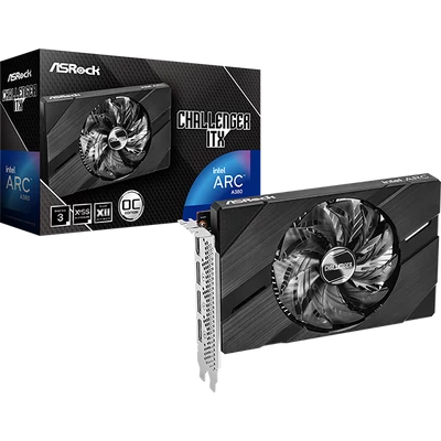 ASROCK Videokártya PCI-Ex16x INTEL ARC A380 CHALLENGER ITX 6GB DDR6 OC