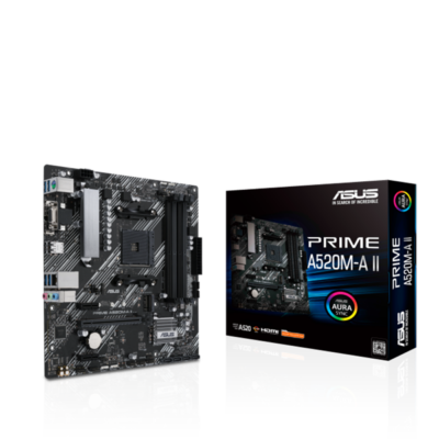 ASUS Alaplap AM4 PRIME PRIME A520M-A II AMD A520, mATX