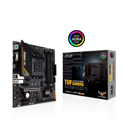 ASUS Alaplap AM4 TUF GAMING A520M-PLUS II AMD A520, mATX