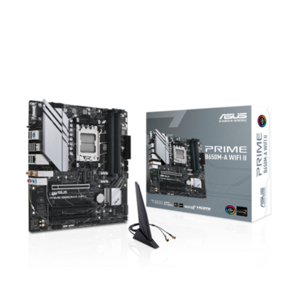 ASUS Alaplap AM5 PRIME B650M-A WIFI II AMD B650, mATX