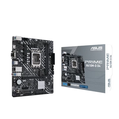 ASUS Alaplap S1700 PRIME H610M-D D4 INTEL H610, mATX
