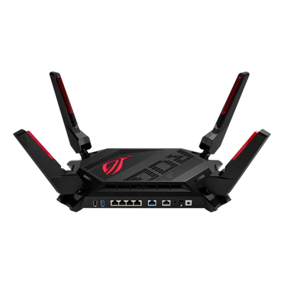 ASUS Wireless Router Dual Band AX6000 1xWAN(2.5Gbps) + 1xWAN/LAN(2.5Gbps) + 4xLAN(1Gbps) + 2xUSB, ROG RAPTURE GT-AX6000
